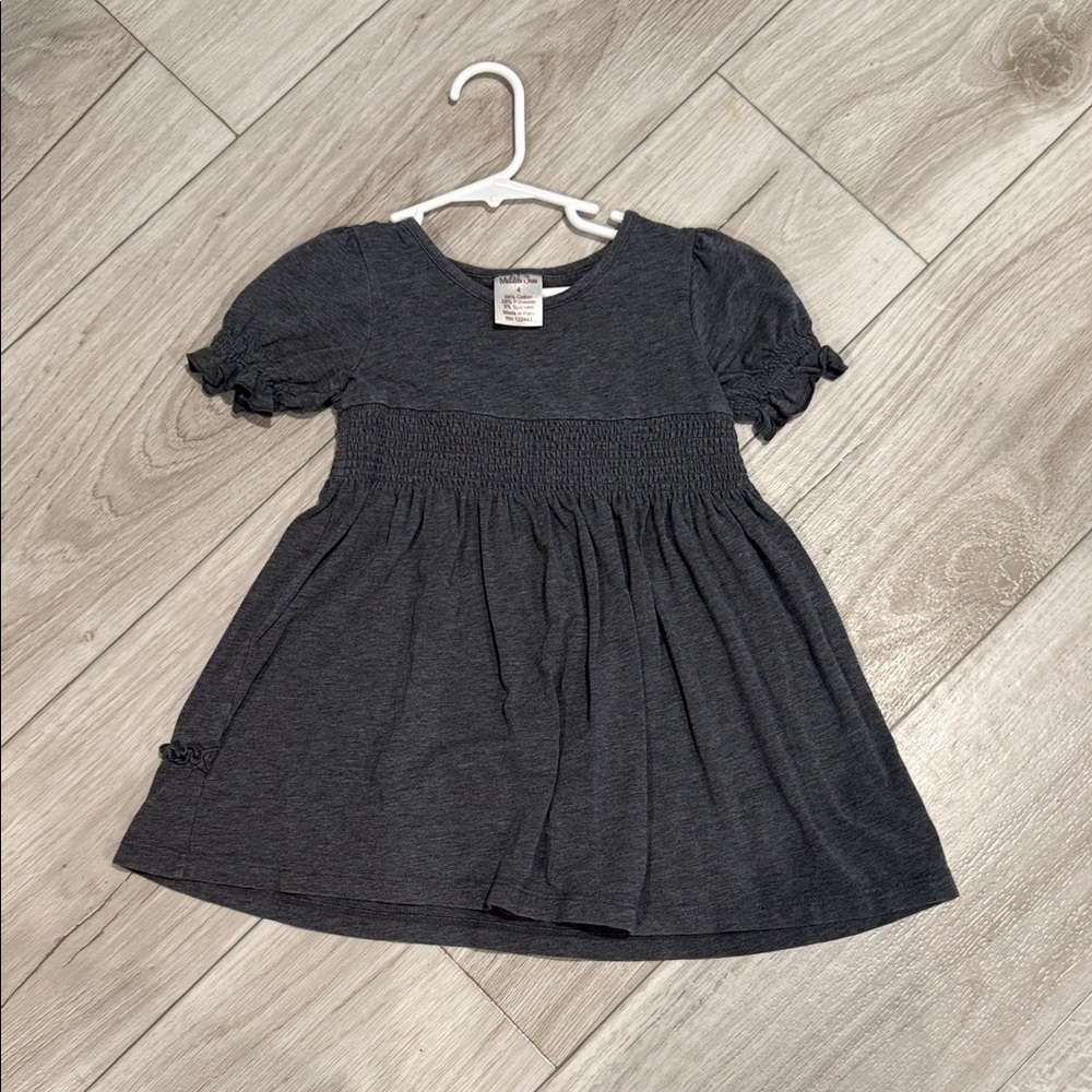 Matilda Jane Charcoal Puff Sleeve Dress